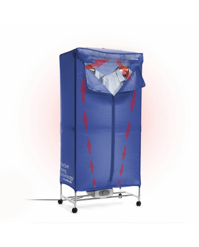 Portable Electric Dryer with 2 Levels Dupledry Blue InnovaGoods 1200 W