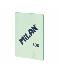 Notebook Milan 430 Green A4 48 Sheets (3 Units)
