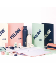 Notebook Milan 430 Green A4 48 Sheets (3 Units)