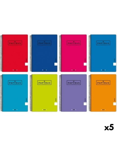 Notebook Papyrus 01-UNICLASIC Quarto 80 Sheets (5 Units)