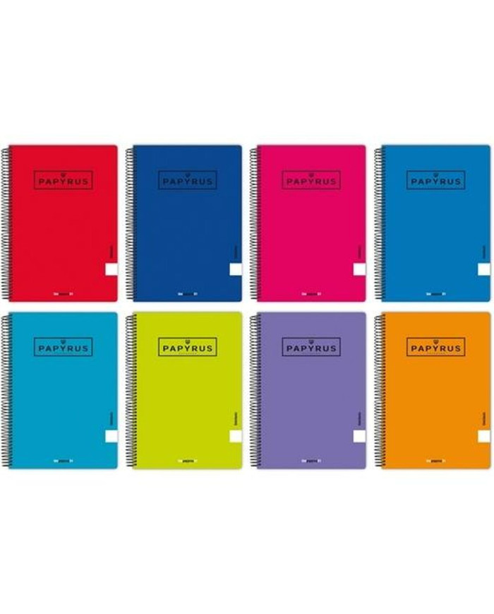 Notebook Papyrus 01-UNICLASIC Quarto 80 Sheets (5 Units)