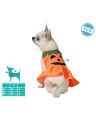 Dog Costume Pumpkin Size M
