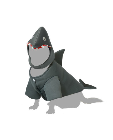 Dog Costume Size M Shark