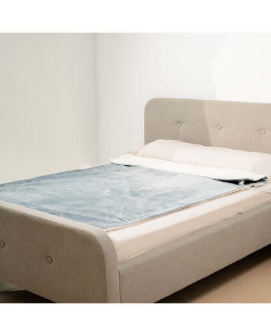 Electric Blanket Heklet InnovaGoods White Grey 130 x 180 cm 160 W