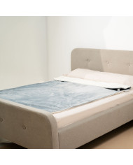 Electric Blanket Heklet InnovaGoods White Grey 130 x 180 cm 160 W