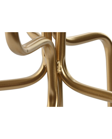 Candle Holder Home ESPRIT Golden Metal 25 x 25 x 51 cm