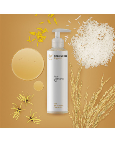 Facial Cleansing Gel Rice Joypure InnovaGoods 200 ml