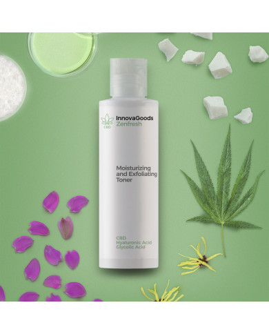 Moisturizing and Exfoliating Facial Toner CBD Zenfresh InnovaGoods 150 ml