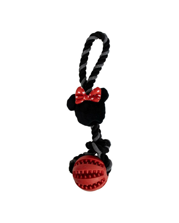 Dog toy Minnie Mouse Red Polyester Cotton TPR 10 x 30 x 7 cm 7 x 30 x 10 cm