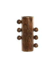 Vase Home ESPRIT Mango wood 10 x 10 x 28 cm