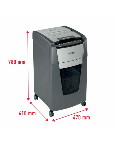 Micro-Cut Paper Shredder Rexel Optimum Auto+ 300M 60 L
