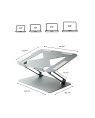 Folding and Adjustable Laptop Stand Lastan InnovaGoods