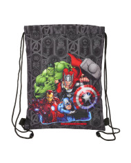 Backpack with Strings The Avengers Vendetta Black 26 x 34 x 1 cm