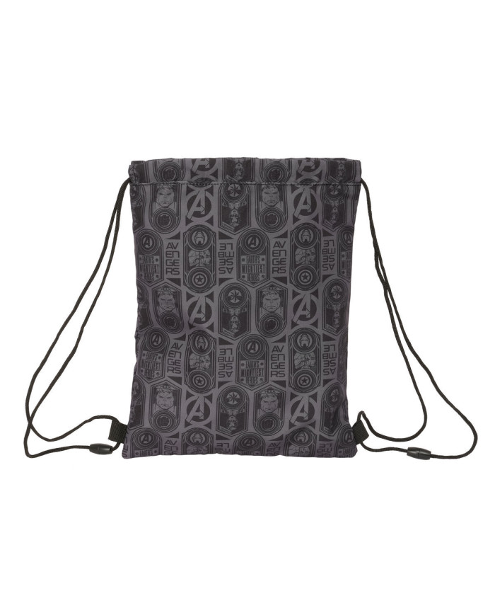 Backpack with Strings The Avengers Vendetta Black 26 x 34 x 1 cm