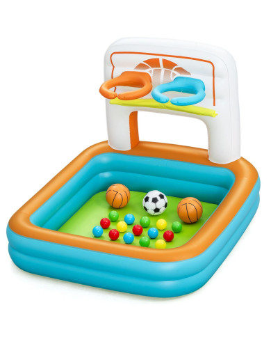 Bestway Inflatable Kids Pool with Baskets, Balls 120x107x84 cm +2 Years Garden 52728