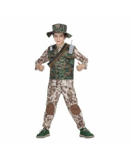 Costume for Children My Other Me Camouflage 7-9 Years
