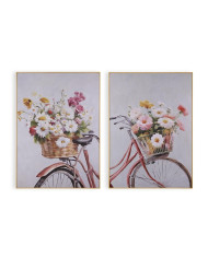 Painting Versa Canvas 2,5 X 60 X 50 CM Bicycle