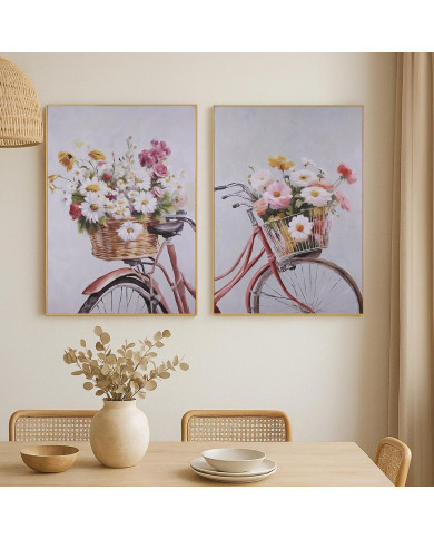 Painting Versa Canvas 2,5 X 60 X 50 CM Bicycle