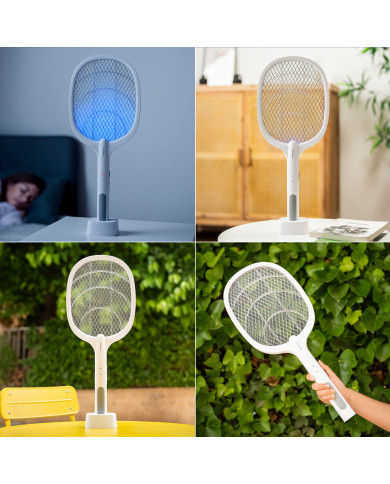 2-in-1 Rechargeable Insect Killing Racket with UV Light Elecfly InnovaGoods