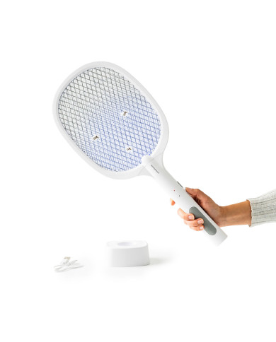 2-in-1 Rechargeable Insect Killing Racket with UV Light Elecfly InnovaGoods