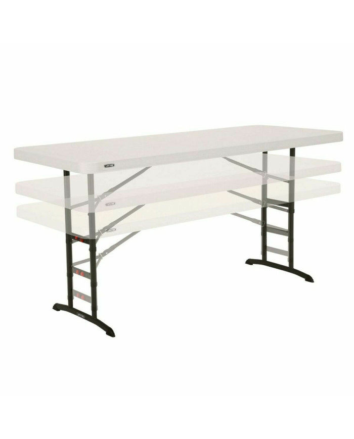 Folding Table Lifetime White Steel Rectangular (Refurbished C)