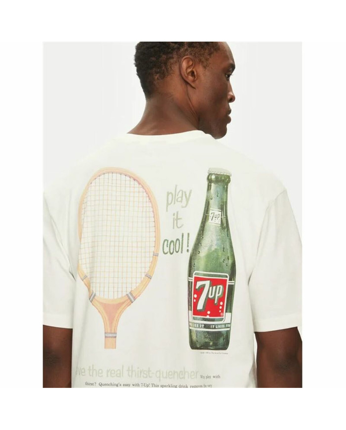 Men’s Short Sleeve T-Shirt Only & Sons Ons7Up Rlx Ss Beige