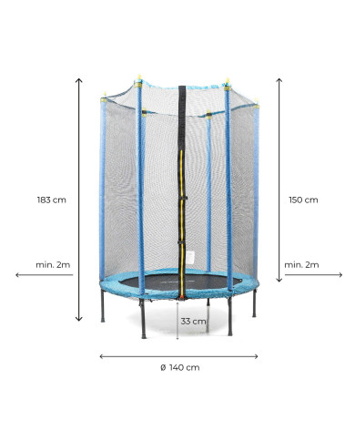 Kids Trampoline with Safety Enclosure Zuply InnovaGoods