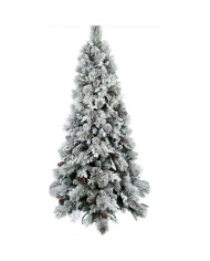 Christmas Tree Home ESPRIT White PVC Aluminium Snowfall 94 X 94 X 150 CM