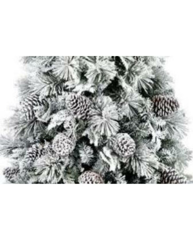 Christmas Tree Home ESPRIT White PVC Aluminium Snowfall 94 X 94 X 150 CM