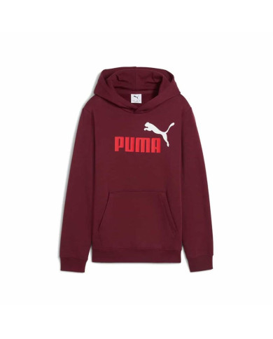 Hooded Sweatshirt for Girls Puma Essentials 2 Color No. 1 Maroon