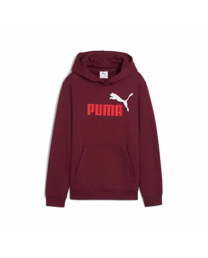 Hooded Sweatshirt for Girls Puma Essentials 2 Color No. 1 Maroon