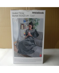 Electric Blanket Elakef InnovaGoods Grey 120 x 160 cm Polyester 160 W (Refurbished A)