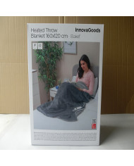 Electric Blanket Elakef InnovaGoods Grey 120 x 160 cm Polyester 160 W (Refurbished A)