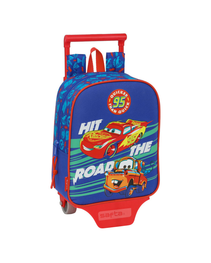 School Bag Cars Multicolour 22 x 27 x 10 cm