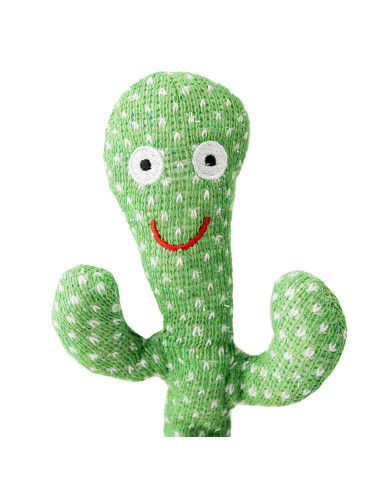 Rechargeable Dancing and Talking Cactus with Music and Multicoloured LED Cacxi InnovaGoods Green (Refurbished A)