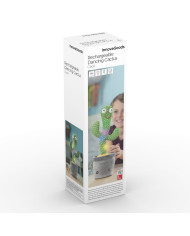 Rechargeable Dancing and Talking Cactus with Music and Multicoloured LED Cacxi InnovaGoods Green (Refurbished A)