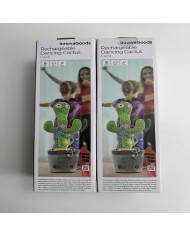 Rechargeable Dancing and Talking Cactus with Music and Multicoloured LED Cacxi InnovaGoods Green (Refurbished A)