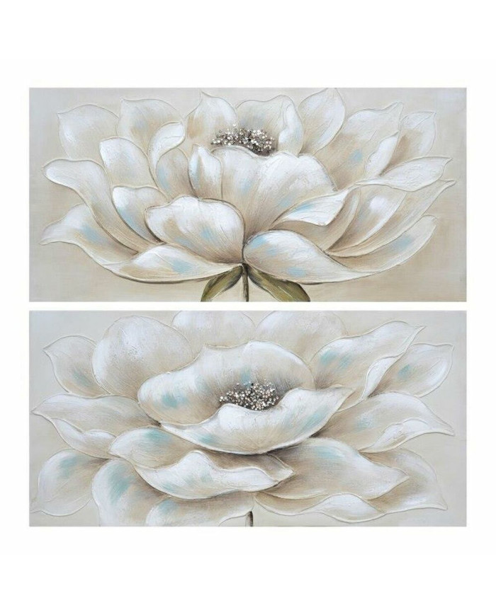 Canvas DKD Home Decor Floral (Refurbished A)