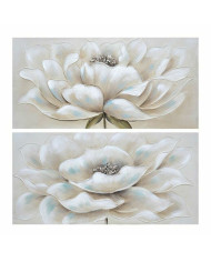Canvas DKD Home Decor Floral (Refurbished A)