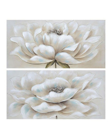 Canvas DKD Home Decor Floral (Refurbished A)