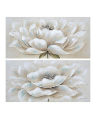 Canvas DKD Home Decor Floral (Refurbished A)