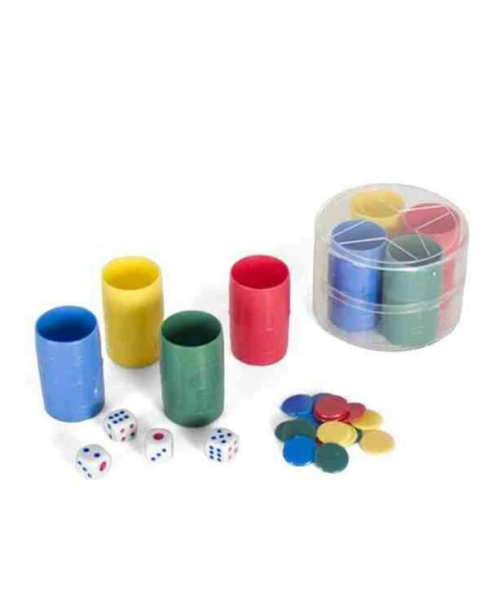 Shakers with Parchís Counters Gerimport (4 Units)