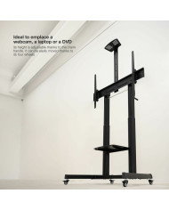 TV stand with wheels TooQ FS20406HM-B 60" 100" 120 kg 130 Kg (Refurbished A)