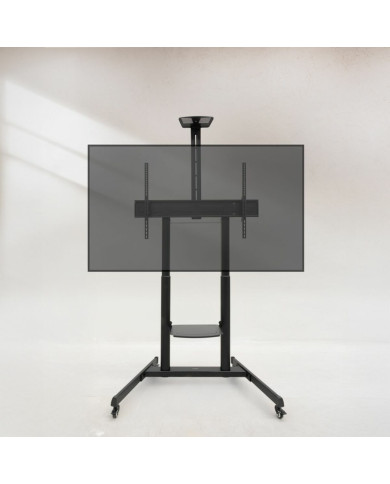 TV stand with wheels TooQ FS20406HM-B 60" 100" 120 kg 130 Kg (Refurbished A)