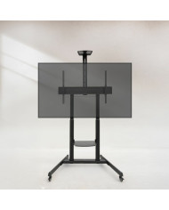 TV stand with wheels TooQ FS20406HM-B 60" 100" 120 kg 130 Kg (Refurbished A)