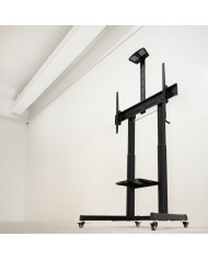 TV stand with wheels TooQ FS20406HM-B 60" 100" 120 kg 130 Kg (Refurbished A)