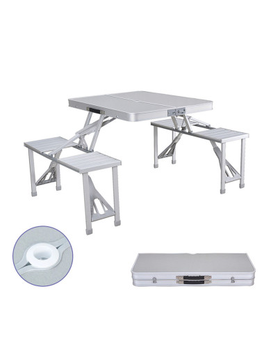 Picnic table Marbueno Multicolour Aluminium (Refurbished B)