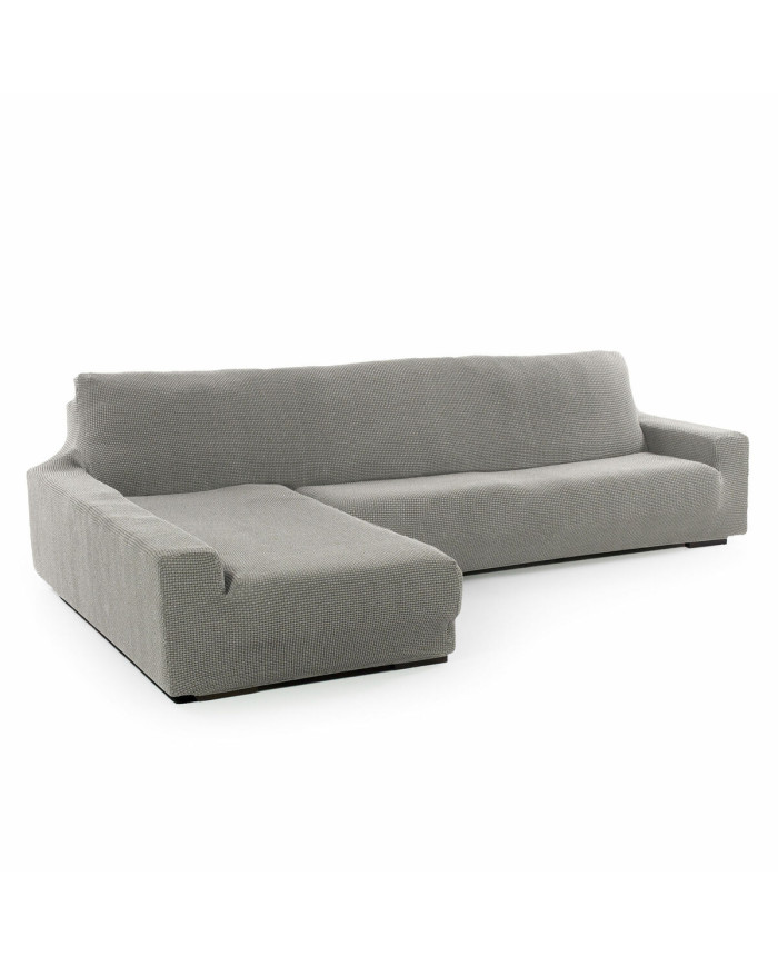 Left long arm chaise longue cover Sofaskins NIAGARA Grey (Refurbished B)