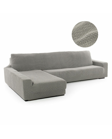 Left long arm chaise longue cover Sofaskins NIAGARA Grey (Refurbished B)