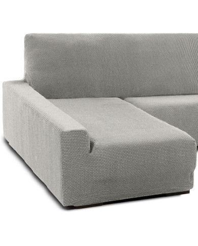 Left long arm chaise longue cover Sofaskins NIAGARA Grey (Refurbished B)